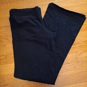 Juniors Derek Heart Black Flare Athletic Yoga Pants Size Medium